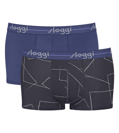 Majtki sloggi men Start Hipster C2P box BLUE PRINTS