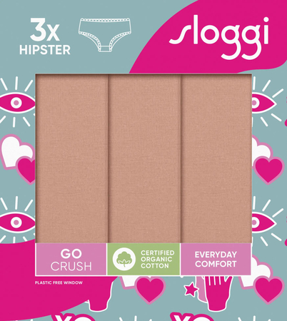 Majtki sloggi GO Crush Hipster C3P CAMEO BROWN
