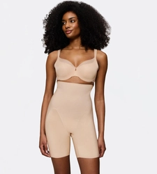 Majtki modelujące Triumph BMU Illusion Curve Super HW Mid-Thigh NUDE BEIGE