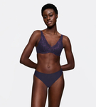 Majtki Triumph Body Make-Up Illusion Lace Highleg Tai PRUSSIAN BLUE