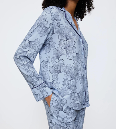 Piżama Triumph Boyfriend Fit PW 03  BLUE PRINTS