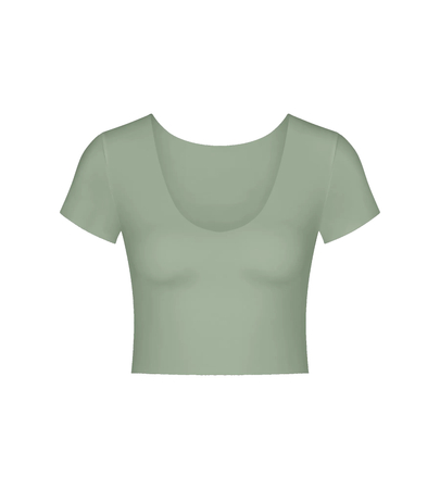 Koszulka sloggi ZERO Feel 2.0 Crop Top MOROCCAN MINT