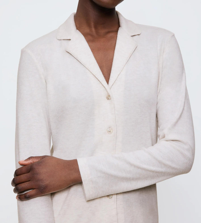 Bluzka od piżamy Triumph Mix & Match LSL Top BF Soft  LIGHT GREY MELANGE