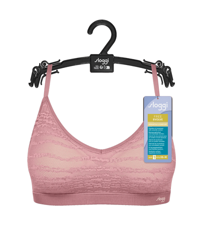 Biustonosz sloggi FREE Evolve PU Lace DATE NIGHT PINK